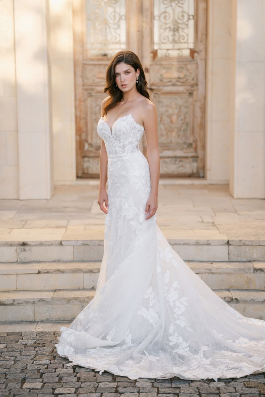 A1401 - Allure Bridal wedding dress by Allure Bridals A modern statement in texture and form, this fit-and-flare g... view 1