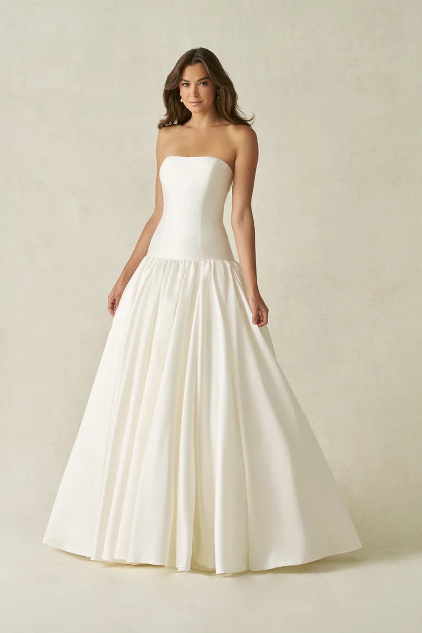 A1412 - Allure Bridal wedding dress by Allure Bridals Understated and elegant, this strapless A-line gown is craft... view 1