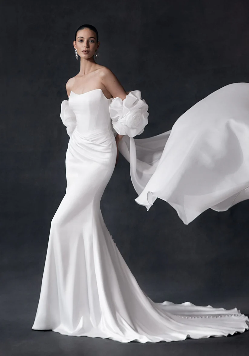 Athena - Ellis wedding dress by Ellis Bridal Designed for the modern bride, Athena sculpts the body in sl... view 1