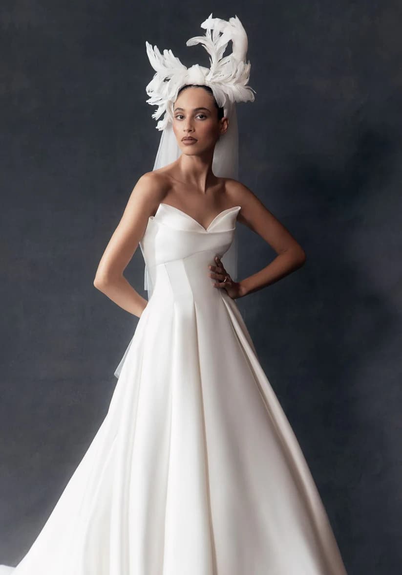 Etta - Ellis wedding dress by Ellis Bridal Bold and unforgettable, Etta commands attention in textured... view 1