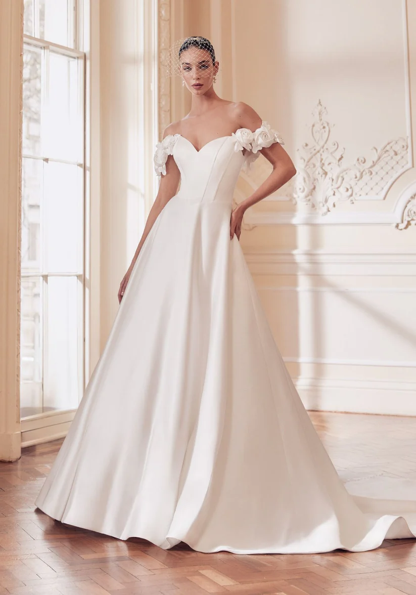 Lucille - Ellis wedding dress by Ellis Bridal Timeless yet whimsical, Lucille sculpts the figure with a co... view 1