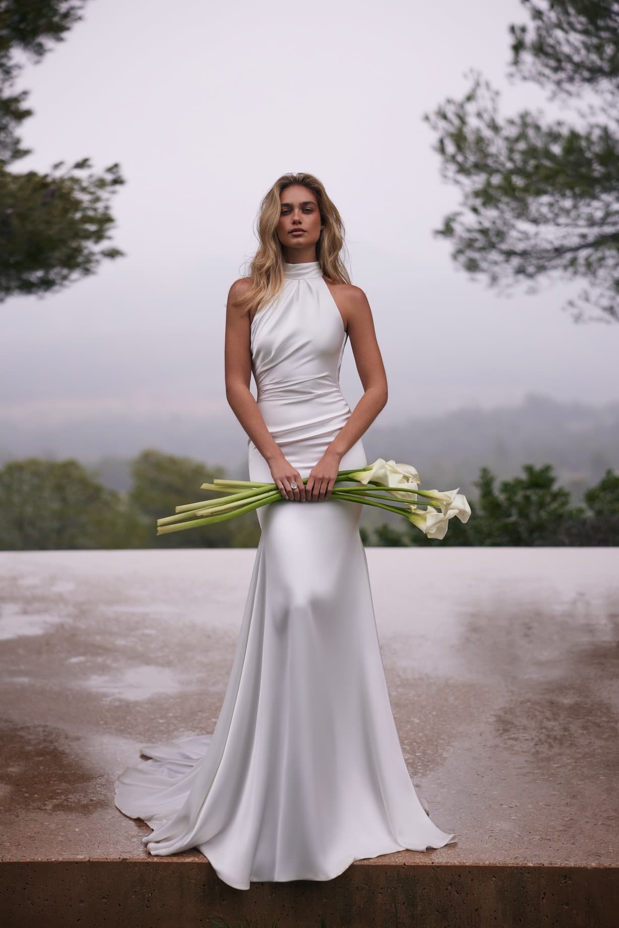 Ricci - Eva Lendel wedding dress by Eva Lendel A mermaid-style gown crafted from delicate satin, elegantly... view 1