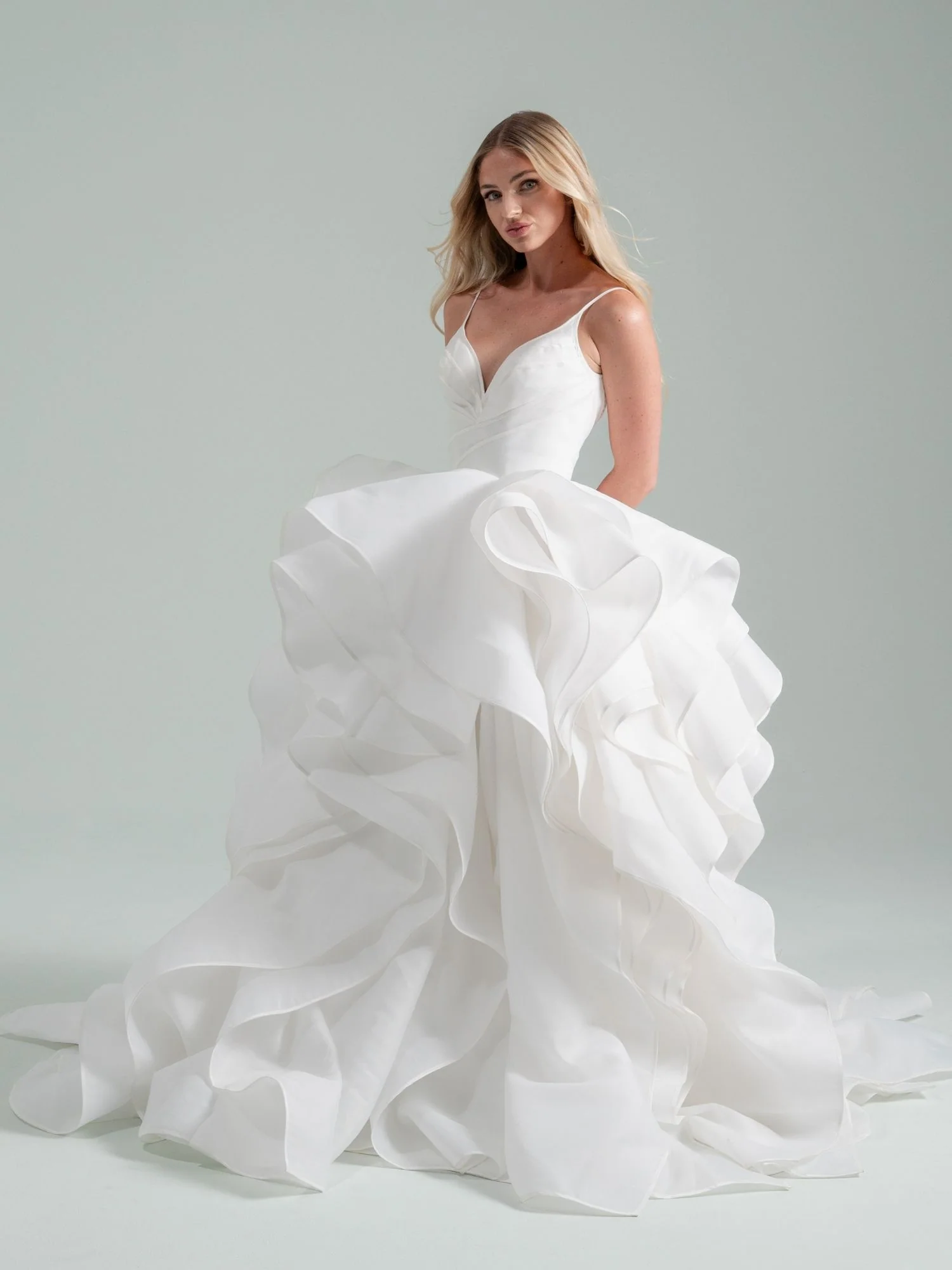 All This and Heaven Too - Hayley Paige wedding dress by Hayley Paige - Ivory layered organza ballgown with sweetheart bodi...