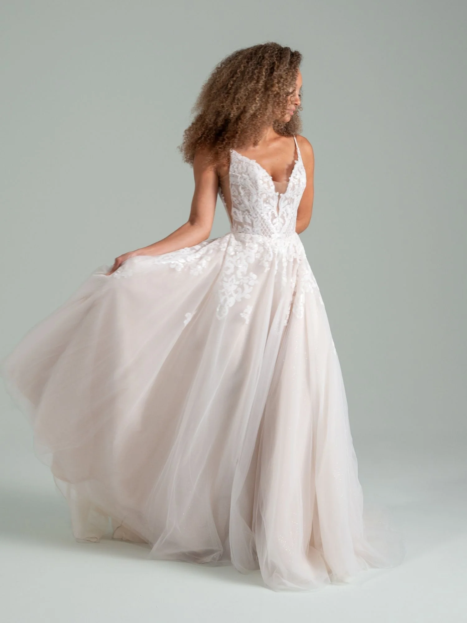 Eros Rising wedding dress by Hayley Paige Ivory beaded tulle A-line gown with Marrakesh-embellished bo... view 1