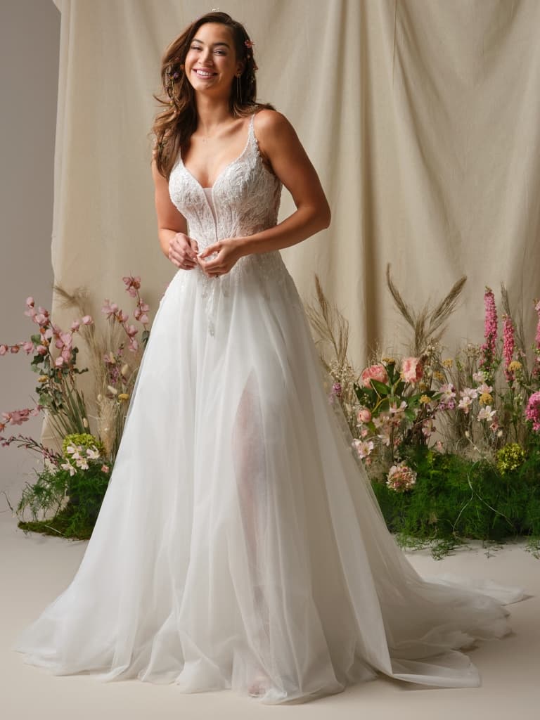Valarie - Rebecca Ingram wedding dress by Chosen A little shimmer, a little swoon view 1