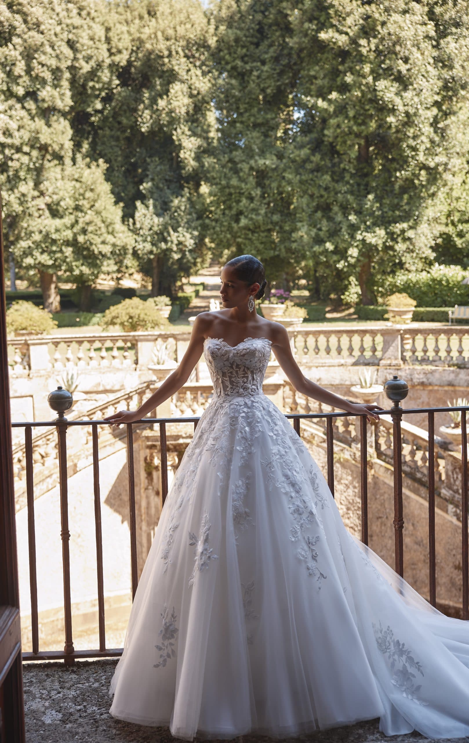 Aeliana 63218 - Veni Infantino wedding dress by Veni Infantino - Step into timeless elegance with this breath-taking ball gow