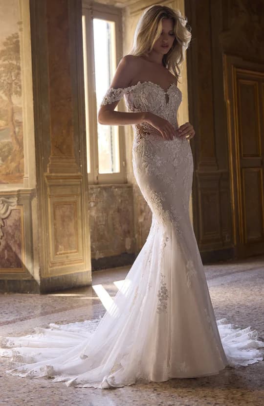 Aavni - Veni Infantino wedding dress by Veni Infantino A stunning botanical fit-and-flare wedding dress featuring a... view 1