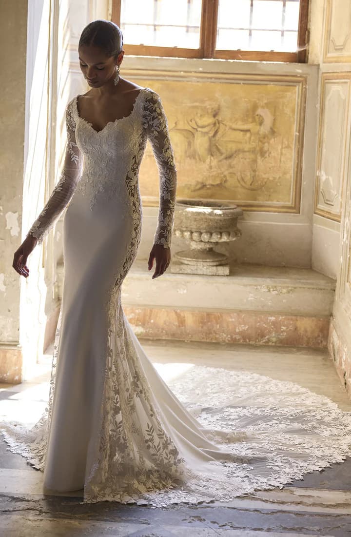 Adora- Veni Infantino wedding dress by Veni Infantino This sophisticated fit and flare wedding dress features a be... view 1