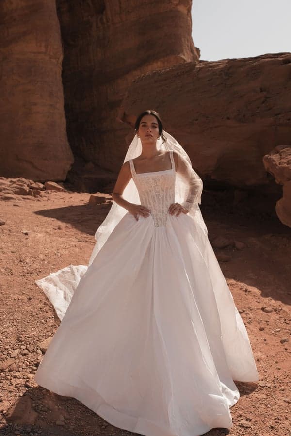 Shira - Katy Corso wedding dress by Katy Corso Shira by Katy Corso | Price: £1895| Stockist: TDR Bridal Bir... view 1
