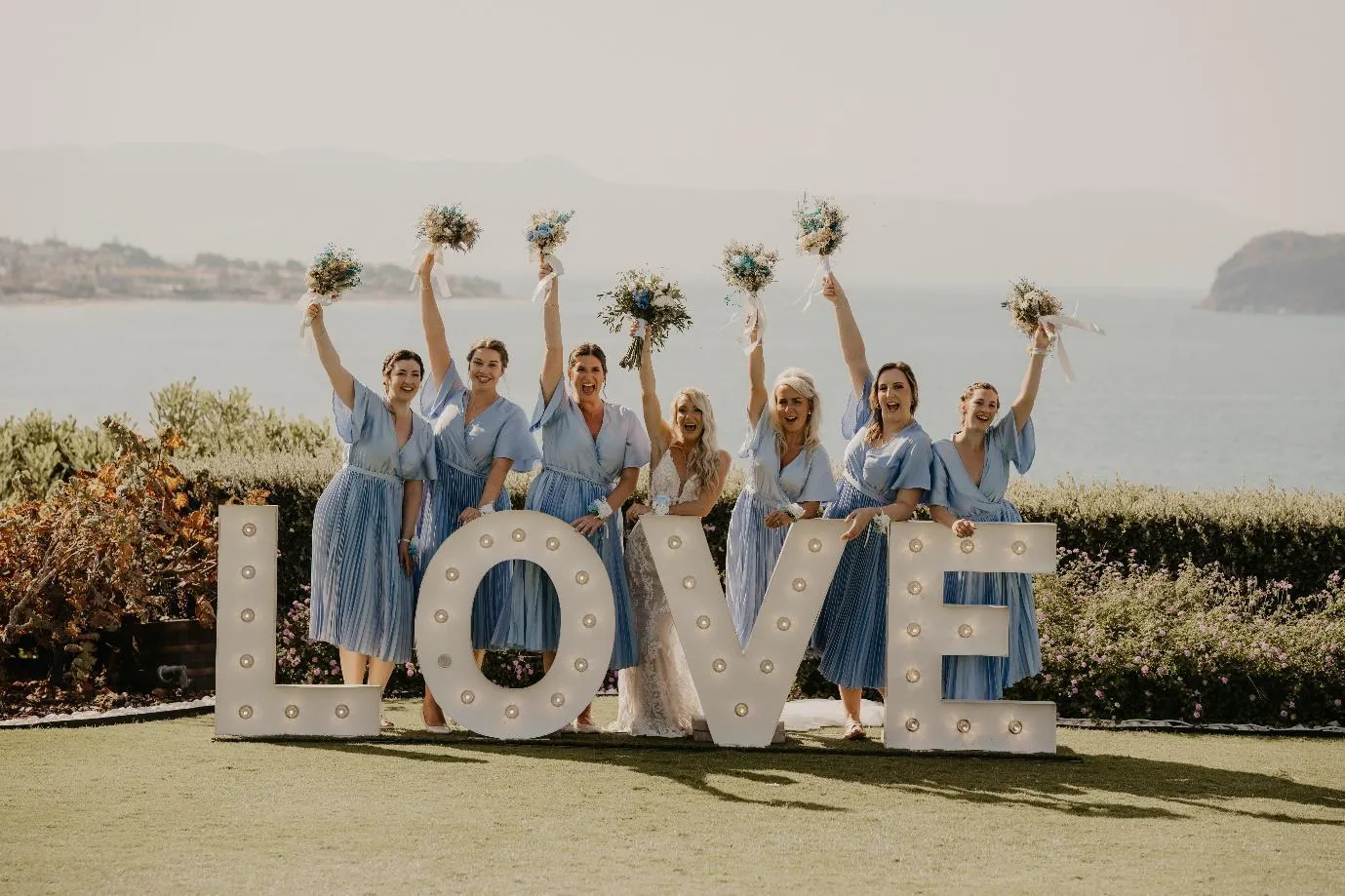 Our Stunning Bride Becky With Her Bridesmaids